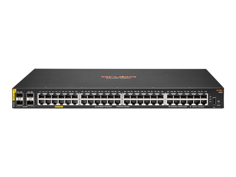 HPE Aruba Networking CX 6000 48G Class4 PoE 4SFP 740W Switch